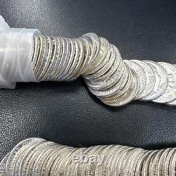 BU UNC MS 1963 D Roosevelt Dime Roll BU UNC 90% Silver 50 US Coins