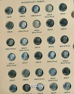 Complete Roosevelt Dime Set-proofs/silver Pfs/almost All Unc! 247 Coins! Free Sh