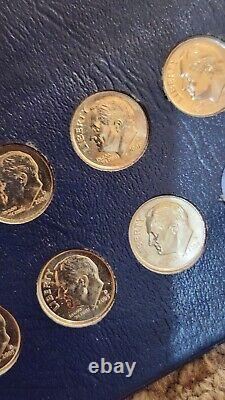 Complete Set 1946 2003 Roosevelt Dime Collection. Unc And Au