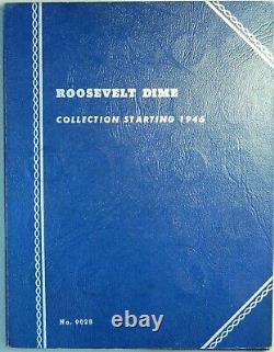 Complete Set Roosevelt Silver Dimes 1946-1964 48 Dimes in Folder (Lot# 448)