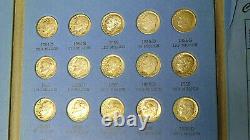 Complete Set Roosevelt Silver Dimes 1946-1964 All 48 Silver Dimes in Folder