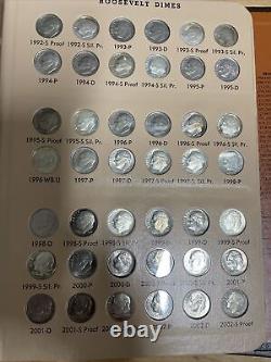 Complete silver roosevelt dime set 1946-2010 Including Proofs