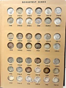 Dansco Roosevelt Dimes Including Proof-Only Issues & Silver Proofs (249) Coins