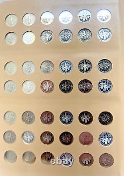 Dansco Roosevelt Dimes Including Proof-Only Issues & Silver Proofs (249) Coins