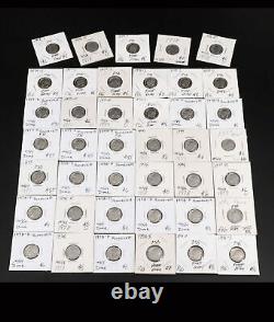 Lot Of 41 Proof DCAM and Uncirculated Roosevelt Dimes FSB