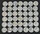 Lot Of 42 Bright Uncirculated 90% Silver Dimes 1960s