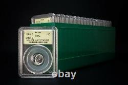 Lot of 20 1964-D Roosevelt Dimes PCGS SAMPLE OGH in Original PCGS Green Box