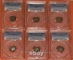 Lot of 31 Roosevelt Dimes includes PCGS PR69DCAM proofs and raw 90% silver coins
