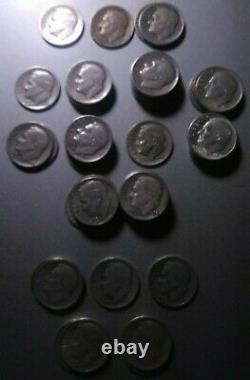 Lot of 50 Roosey DIMES 1946-60 D&S Mint NOT Complete DATE RUN FAST SHIP