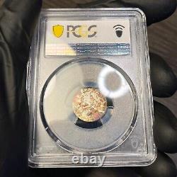 MS65 1951-D 10C Roosevelt Silver Dime, PCGS Secure- Rainbow Toned