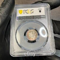 MS67 1956 10C Roosevelt Silver Dime, PCGS Trueview- Deep Luster, Mint Set Toned