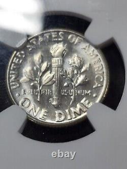MS 67 +? 1953-S Low Pop Silver Roosevelt Dime NGC STUNNING