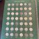 Mercury-Roosevelt Silver Dime Album With 115 Silver Dimes. Near Complete