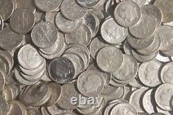 One Roosevelt Dime Roll (50 Coins) 90% Silver (1946-64) Lot L24