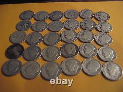 ROLL 1949 D KEY DATE Silver Roosevelt Dimes Circulated 50 Coins