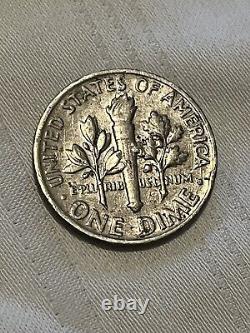 Rare 1979 Roosevelt Dime with No Mint Mark Good Condition