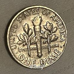 Rare 1979 Roosevelt Dime with No Mint Mark Good Condition