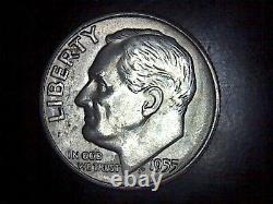 Roll (50) Brilliant Uncirculated 1955 S Roosevelt Dimes