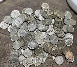 Roll of 50 Silver Roosevelt Dimes 1946-1964