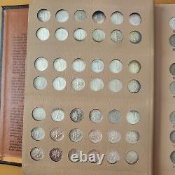 Roosevelt Dime 1946-2012 PDS + Silver Proofs Complete Set Toned Album 209 Coins