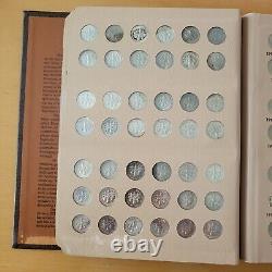 Roosevelt Dime 1946-2012 PDS + Silver Proofs Complete Set Toned Album 209 Coins