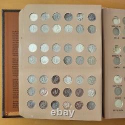 Roosevelt Dime 1946-2012 PDS + Silver Proofs Complete Set Toned Album 209 Coins