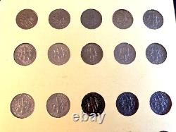 Roosevelt Dime Collection. 1946-1980. Choice BU & Proof (90) Coins