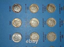 Roosevelt Dime Collection Starting 1946 to 1964 90% Silver 63 Coins 90%