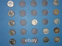Roosevelt Dime Collection Starting 1946 to 1964 90% Silver 63 Coins 90%