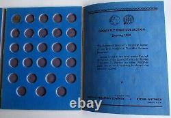 Roosevelt Dime Complete Set 1946-1967 in Whitman Book Silver US Coins Collection