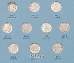Roosevelt Dimes Collection 1946 To 1964 Number One Tp-3428