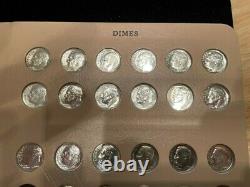 Roosevelt Dimes, extra page, special issues, 1950-2018 P D S, READ