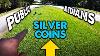 Silver Coins Found Metal Detecting At Public Medians U0026 Properties