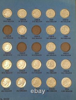 Silver ROOSEVELT DIME COLLECTION STARTING 1946 TP-4513