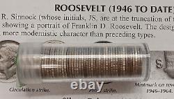 Silver Roll Of 50 Coins Mixed 60's Dates Roosevelt Dimes Tp-3495