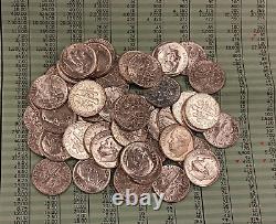 Silver Roll Of Roosevelt Dimes Tp-5196