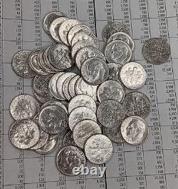 Silver Roll Of Roosevelt Dimes Tp-5220