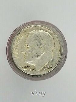 Silver Roosevelt Dime Roll 1948-1964 90% (50 Coins) $5 Face Value AVG CIRC