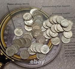 Silver Roosevelt Dimes 100 coins 60's Mix Dates & Mints TP-6581