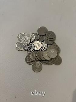 Silver Roosevelt Dimes 90% Silver 40 Coin Lot