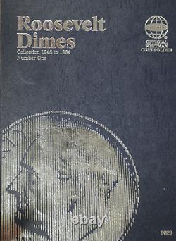 Silver Roosevelt Dimes Collection 1946 To 1964 Number One Tp-3036