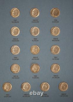 Silver Roosevelt Dimes Collection 1946 To 1964 Number One Tp-3036