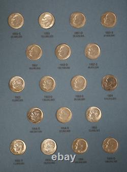 Silver Roosevelt Dimes Collection 1946 To 1964 Number One Tp-3036