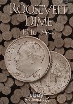 Silver Roosevelt Dimes Collection 1946 To 1964 Tp-5287