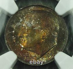 Toned 1957-D Roosevelt MS-67 FT NGC
