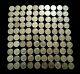 United States-100 Roosevelt Silver Circulated Dimes-1950's & 1960's